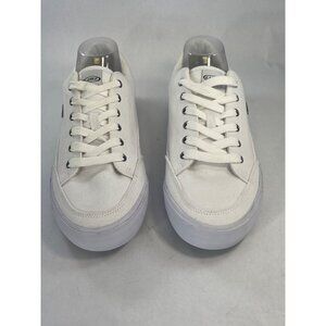 Lugz Mens Size 10 White Canvas Sneakers comfort